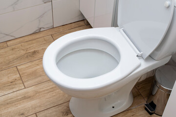 white toilet bowl, toilet, lavatory,