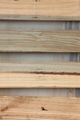 Horizontal Wooden Boards with Various Grain