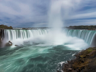 Majestic Niagara Falls: Nature's Roar and Cascading Splendor