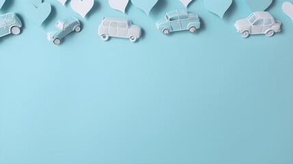 Fond de vacances de fête des pères moderne minimaliste, generative ai