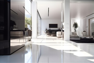 real estate design modern contemporary house, generative ai