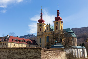 Baroque Basilica of the Visitation Virgin Mary, place of pilgrimage, Hejnice, Czech Republic
