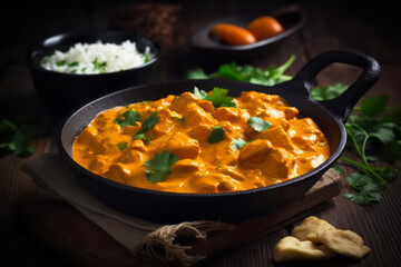indian butter chicken in a bowl
