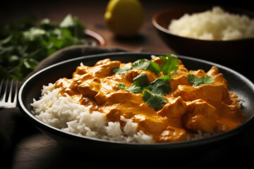indian butter chicken in a bowl