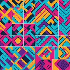 Neon Colored Pattern
