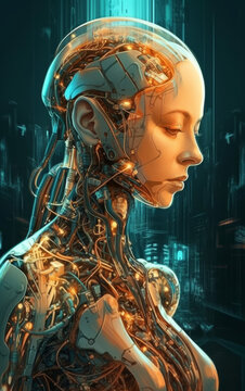 Female Ai droid