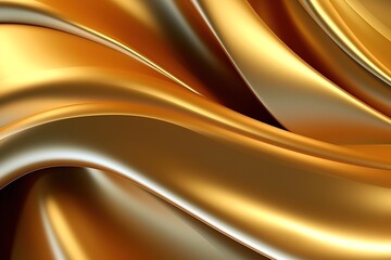 Luxury elegant golden background. Abstract design. Generative AI