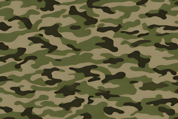 Fototapeta premium Beautiful texture of military camouflage. Generative AI