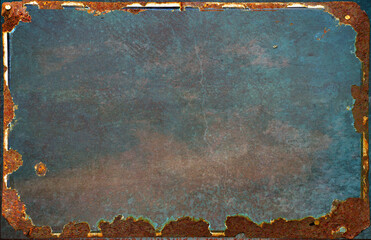Rust plaque sign background grunge old derelict detailed hi resolution