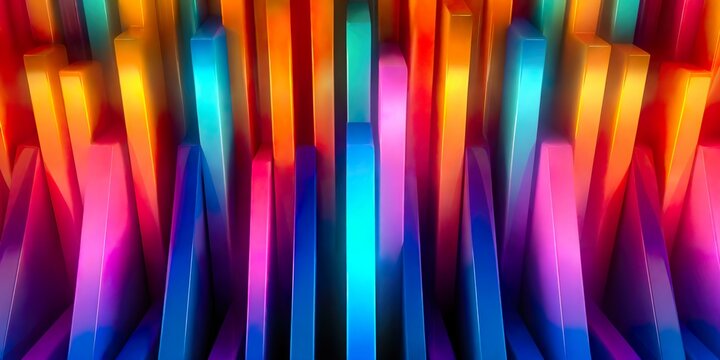 abstract multicolored spectrum background 3d render © Julya