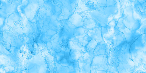 Seamless light pastel blue natural marble background texture with intricate veining. Creative abstract nautical theme luxury fashion backdrop. Serene calming baby boy nursery wallpaper 3D rendering.