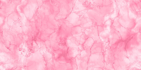 Seamless pastel pink aesthetic natural marble background texture with intricate veining. Creative abstract girly barbiecore luxury fashion backdrop. Whimsical baby girl nursery wallpaper 3D rendering.