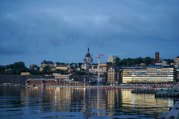 Scenic view of Skeppsholmen in Stockholm, Sweden