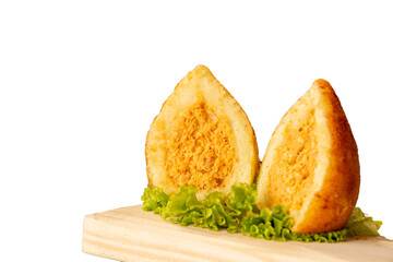 Large Chicken Fried Brazilian Coxinha in a Bowl