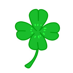 Four-Leaf Clovers Are Considered Lucky. Symbol of Hope,  Faith, Love, and luck. PNG transparent illustration.