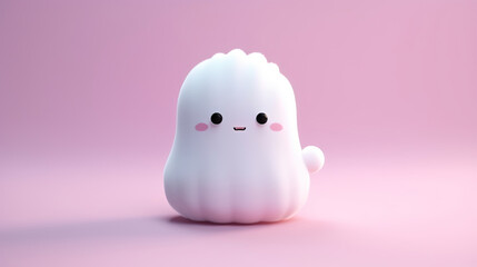 3D cute creatures marshmallow