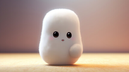 3D cute creatures marshmallow