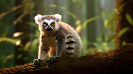 Lemur Catta Cub