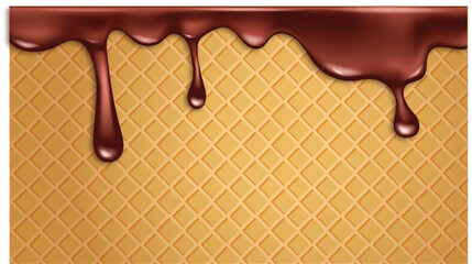 Melted Chocolate Background