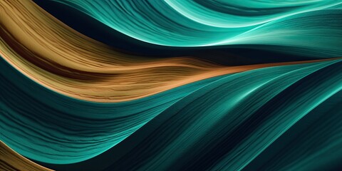Fototapeta premium Abstract monochrome flowing background, generative ai