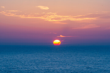 Sunrise over the eastern China Sea