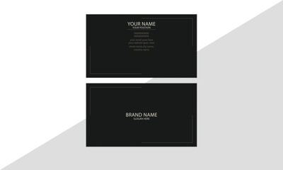 Clean and simple design  for creative and modern business card template.
