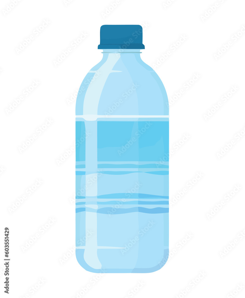 Sticker freshness water bottle icon