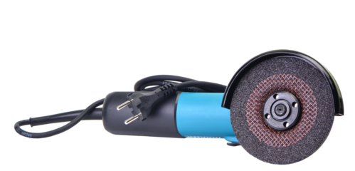 Grinding machine isolated on white background