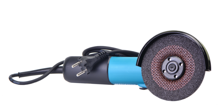 Grinding machine isolated on white background