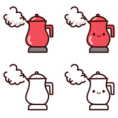 電気ケトルのイラスト