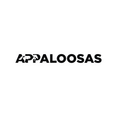  appaloosas wordmark logo icon vector template.eps