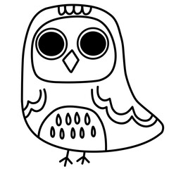 Owl Cartoon Icon