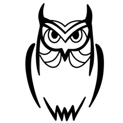 Owl Cartoon Sketch