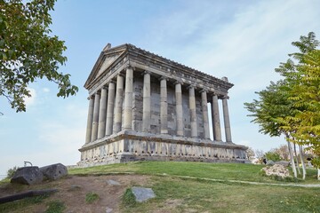 Fototapeta na wymiar Armenia's Garni Temple, the only surviving Greco-Roman colonnaded structure within the former Soviet Union