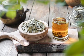 Medication senna dry tea leaf
