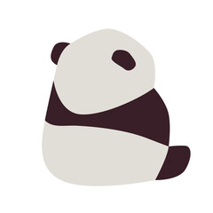 Panda animal in different poses set_Pose cartoon