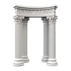greek column isolated