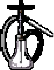 Fototapeta premium aroma hookah shisha game pixel art retro vector. bit aroma hookah shisha. old vintage illustration
