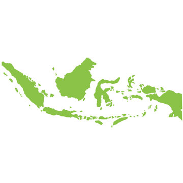 Republic Of Indonesian Map