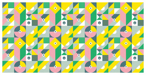 Vector geometric shape colorful pattern for your background design element