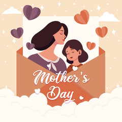 Happy Mother's Day Vector illustration design