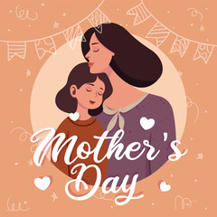 Happy Mother's Day Vector illustration design