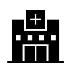 Hospital Building Icons and Symbold Png Illustrator