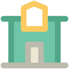 House icon in bold line design 