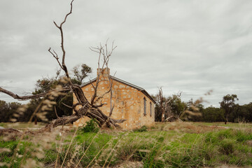 Historic building in the reserve known as Perrys Paddock in Perth, Western Australia