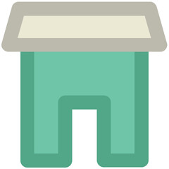 House Bold Line Vector Icon

