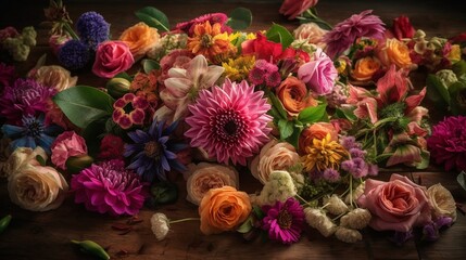 Lucky Flowers, Popular wedding flowers, AI Generative