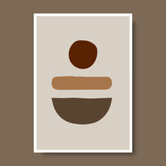 Hand drawn abstract organic shape covers decoration. Vector illustration