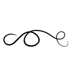 Vector Illustration Set Of Vintage Gold Border Calligraphic And Dividers Decorative, Calligraphic Gold Swirl 
