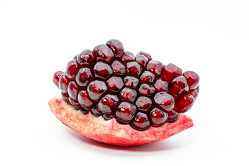 pomegranate isolated on white background